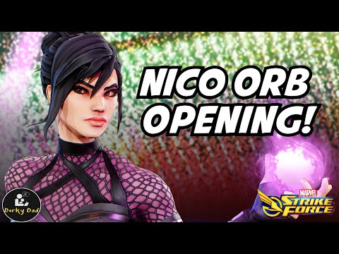 Nico Orb Opening - T4, Iso8 Recommendations - My Current Use While Building - Marvel Striker Force