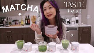 matcha taste test 🍵 ippodo tea comparison (horai, shoin, ummon)