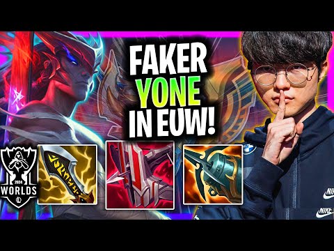 FAKER IS SO CLEAN WITH YONE IN EUW SERVER! | T1 Faker Plays Yone Mid vs Irelia!  Worlds Bootcamp