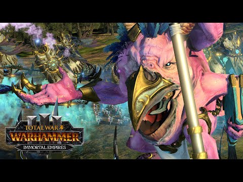 He Risked It - Tzeentch vs Ogres // Total War: WARHAMMER 3