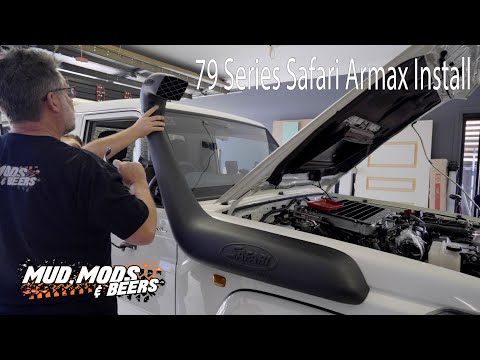 79 Series Safari Armax Snorkel Install, replace factory one - 79 Cruiser Build Series