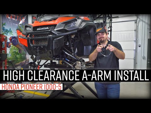 High Clearance Forward A-Arm Install - Honda Pioneer 1000-5 - SuperATV