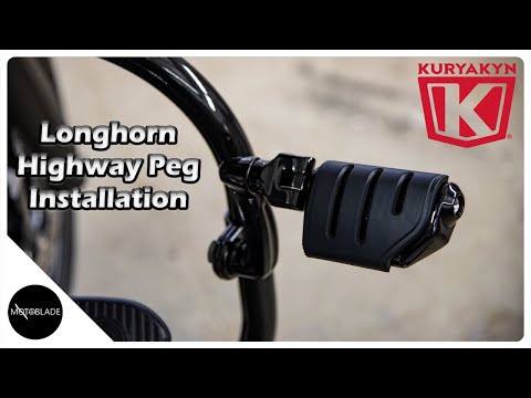 Motorcycle Highway Peg Installation | Kuryakyn Longhorn Highway Pegs