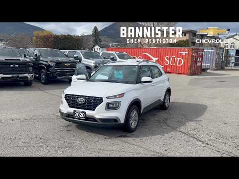 2020 Hyundai Venue Preferred IVT in White for sale at Bannister Chevrolet Penticton in Penticton, BC