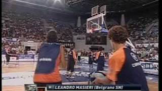 XX Juego de las Estrellas - Torneo de Triples, campeón Leandro Masieri (intro Marcelo Milanesio)