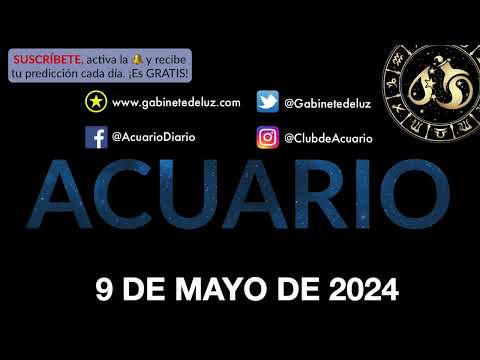Horóscopo Diario - Acuario - 9 de Mayo de 2024.