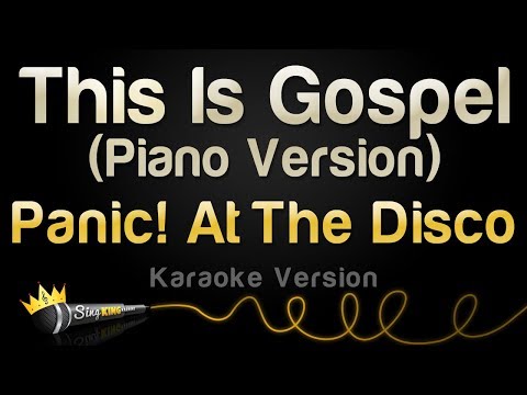 Panic! At The Disco - This Is Gospel (Piano) (Karaoke Version)