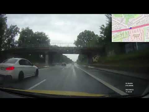 Germany. Motorway A24, Hamburg-east — Hamburg, Sievekingsallee street, Hamburg-Horn, 2021, 4x