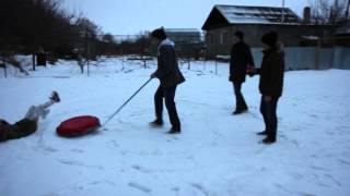 Lots of snow! We will definitely do it again!