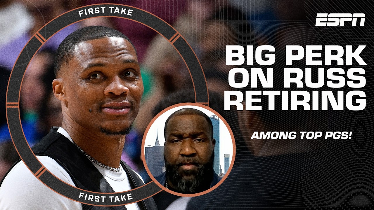 Kendrick Perkins has Russell Westbrook as a TOP-5 POINT GUARD in NBA history 👏 | First Take