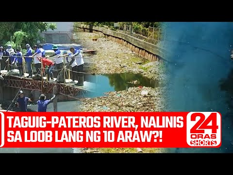 Taguig-Pateros river, nalinis sa loob lang ng 10 araw?! 24 Oras Shorts