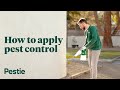How to Apply Pest Control with Pestie