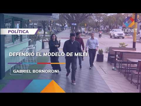 POLÍTICA: GABRIEL BORNORONI VISITÓ MORTEROS Y DEFENDIÓ EL MODELO DE MILEI