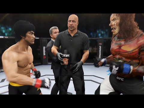 Bruce Lee vs. Crypt Master - EA Sports UFC 2 - Dragon Fights 🔥🐲