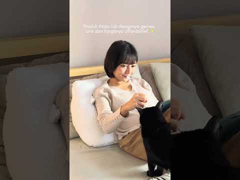 Gambar Ataru Bantal Pinggang Dacron Sheep 46x20x28 cm - Putih