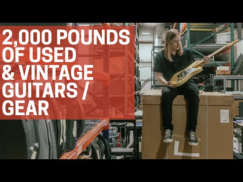 Unboxing 2,000 Pounds of Used & Vintage Guitars!