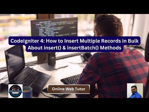 Codeigniter 4 Tutorials About Insert Insertbatch Methods How To Insert Bulk Data In Table