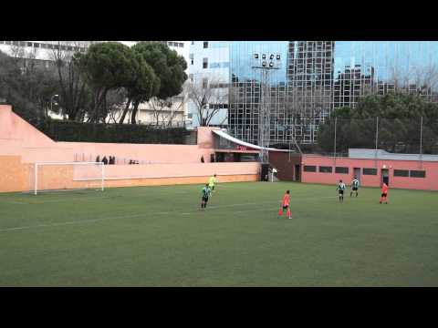 ESCUELA FUTBOL PERISO 1-2 A.D. SPORTING HORTALEZA "C" 14/02/2015 1ª parte Futbol