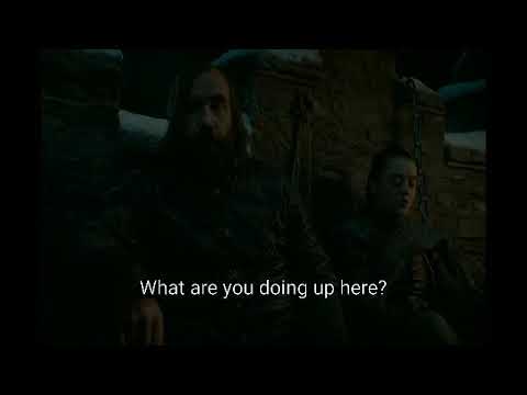 Game of thrones season 8 episode 2/ Arya stark scene