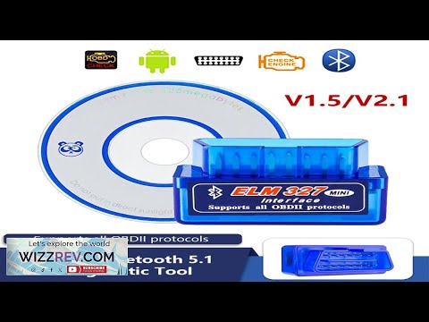 Bluetooth 5.1 ELM327 V2.1 Auto OBD2 Scanner Car Diagnostic Tool Code Reader
