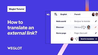 How to Translate an External Link? | Weglot Tutorial