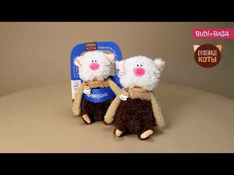 Миниатюра изображения товара Мягкая игрушка Budi Basa Кофейный кот Капучино / CCat19-30