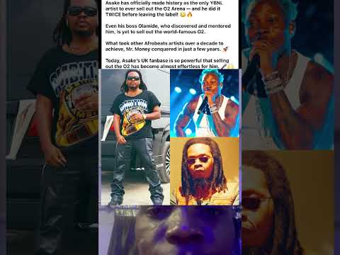 Asake Becomes First YBNL Artist to Sell Out London O2 Arena Twice #ybnl #asake #olamide #trending