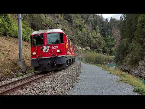 RHB in der Rheinschlucht