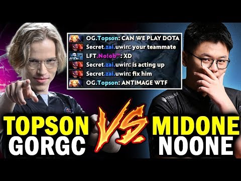 TOPSON Invoker with NEW OG players — TOPSON Gorgc Cr1t vs MidOne Noone Zai Dota2