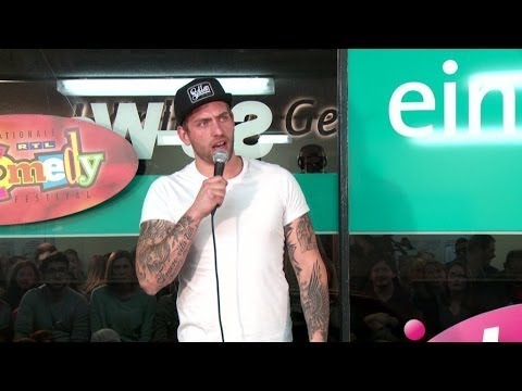 Tattoos im Alter von Daniel Litzinger - NightWash Talent Award 2014