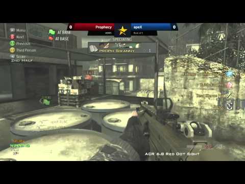 EGL8 : Madcatz Call of Duty : MW3 (Xbox) : Prophecy  vs Apex.Razer : WBR5 - Map 1