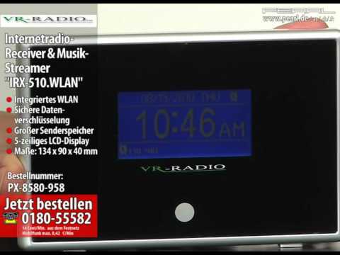Internetradio-Receiver & Musik-Streamer "IRX-510.WLAN"