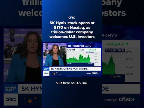 SK Hynix stock opens at $170 on Nasdaq, as trillion-dollar company welcomes U.S. investors