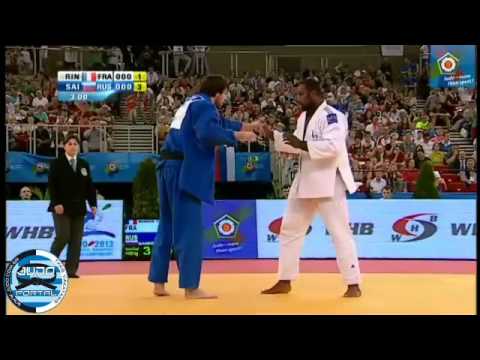 European Judo Championships Budapest 2013 Semifinal o100kg RINER Teddy (FRA) - SAIDOV Renat (RUS)