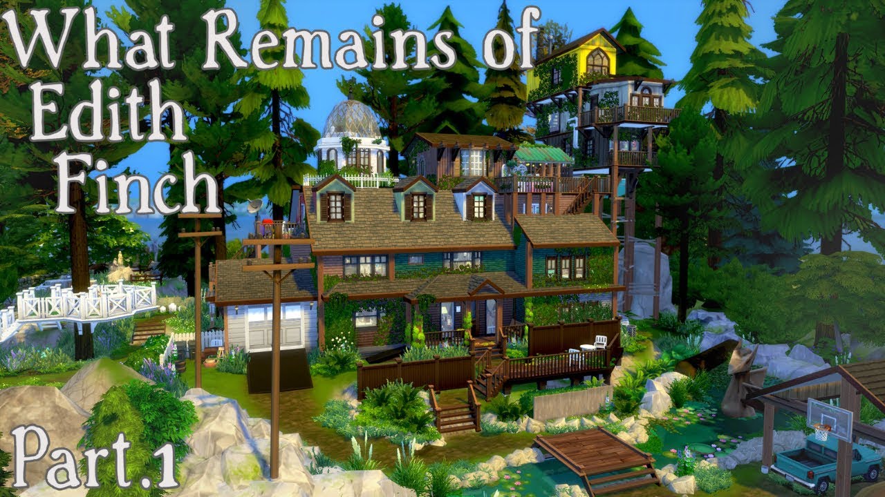 WHAT REMAINS OF EDITH FINCH - SPEEDBUILD - P.1 - The Sims 4 - YouTube