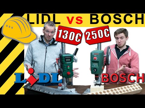 REICHT BILLIG? PARKSIDE gegen BOSCH PDB 40 Tischbohrmaschine TEST | WERKZEUG NEWS #40