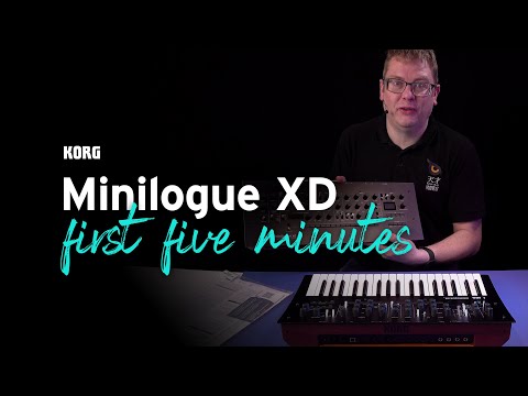 Get started with the Korg Minilogue XD - your first five minutes