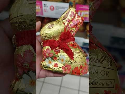 Lindt Gold Bunny Chocolate 🍫🐰 #lindt #shorts #bunny #chocolate #trending