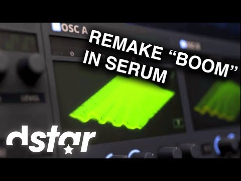 Remake TIESTO BOOM - G House  / Brazilian Bass synth in Serum (EXACT)
