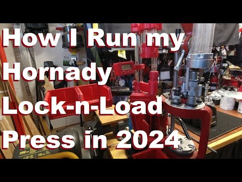 How I Run my Hornady Lock-n-Load Progressive Press in 2024: My "Analog Ammo Plant".