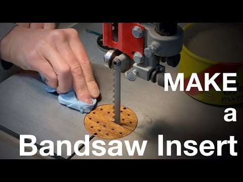 MAKE a Zero Clearance Bandsaw Insert