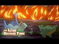 Dinosaurs escape forest fire | The Land Before Time
