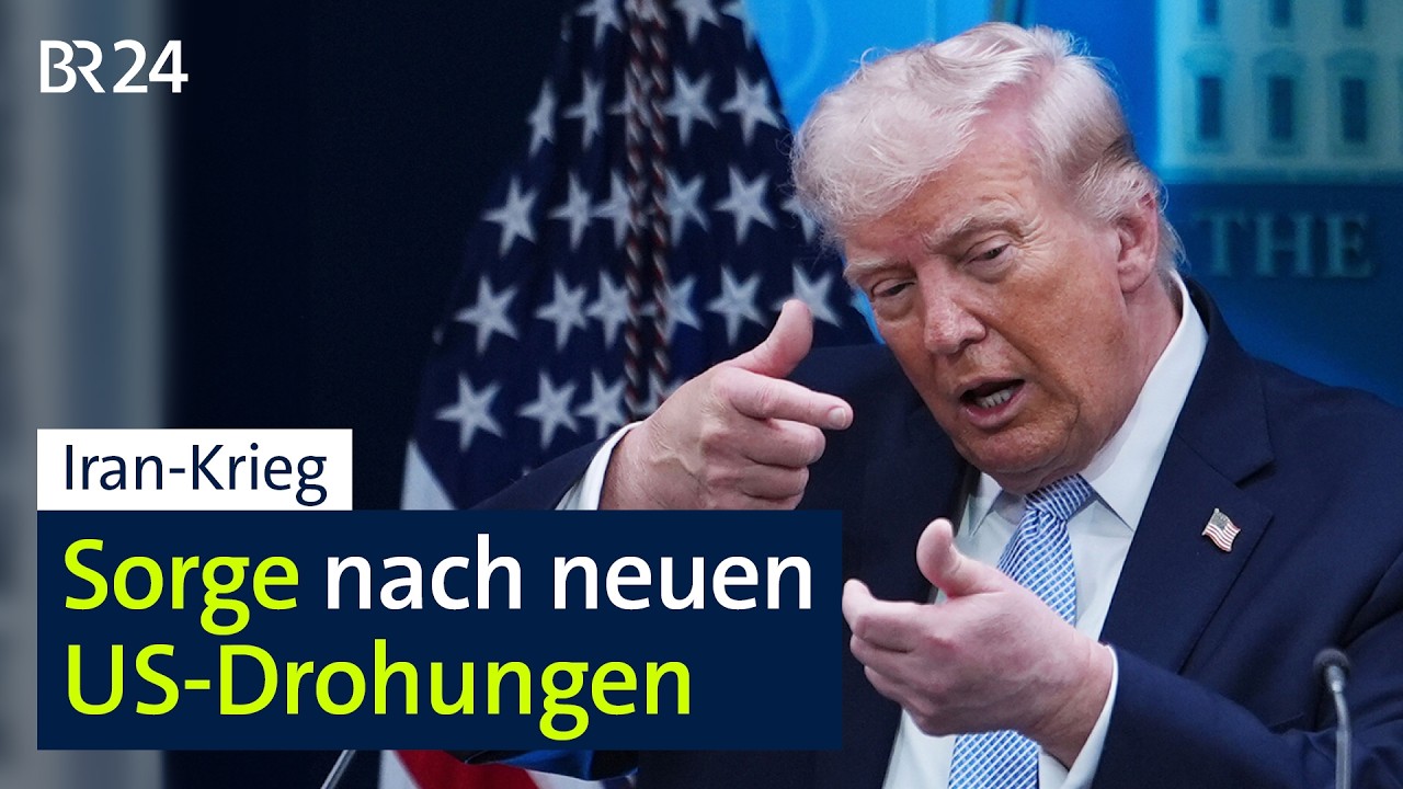US-Präsident Trump mit erneuter harscher Drohung gegen Iran | BR24