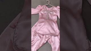 #Silk baby girl dress design ideas 💡 #silk dress -design for baby girl