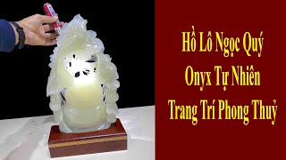 Hồ Lô Đá Quý Tự Nhiên Liền Khối, Chim Trĩ Phong Thuỷ Trưng Bày Cao Cấp