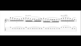IN THE MYSTERY SOLO TRANSCRIPTION - ALLAN HOLDSWORTH