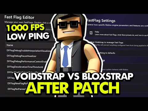 BLOXSTRAP vs VOIDSTRAP Settings After Patch in Roblox! (Boost FPS & Low PING)