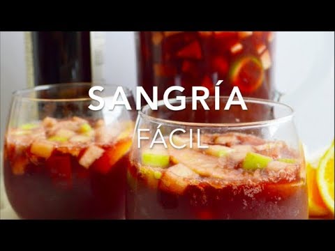 CÓMO HACER SANGRÍA (fácil & muy deliciosa) - Recetas fáciles Pizca de Sabor