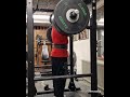 170kg Front Squat 2 reps for 3 sets with pause - ass to grass - bodyweight 90kg