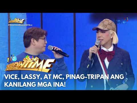It's Showtime: Vice, Lassy, at MC, PINAG-TRIPAN ang kanilang mga ina!